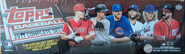 2017 Topps Factory Sealed Complete Hobby Set with 5 Foilboard Parallels