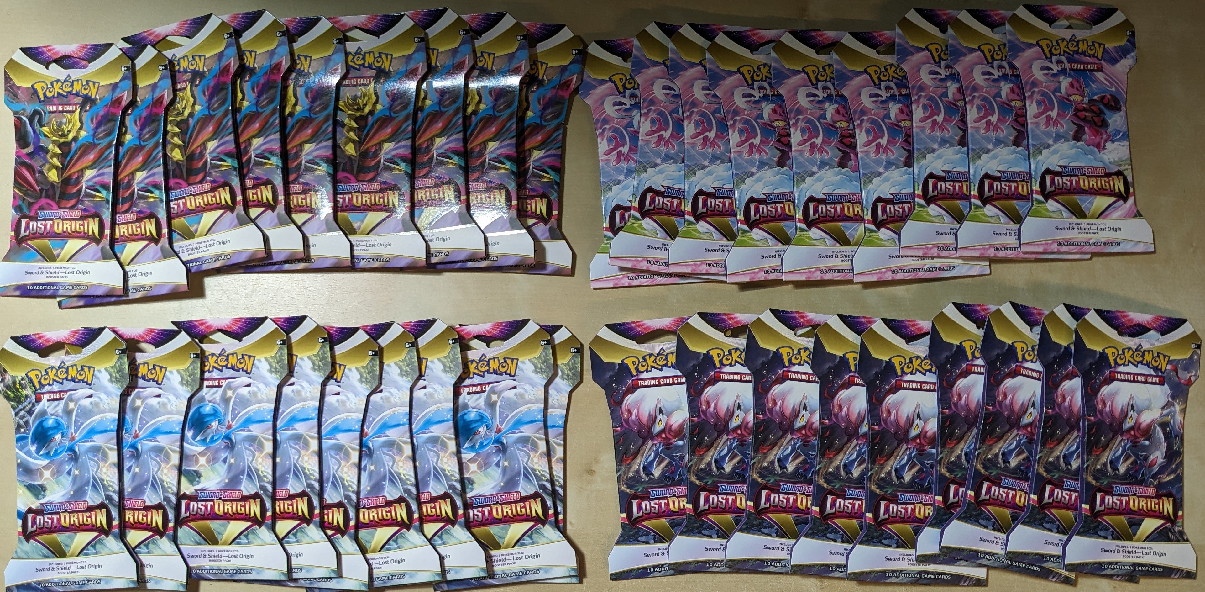 Pokemon Sword and Shield - Booster Pack Lot - 4 Sealed Packs