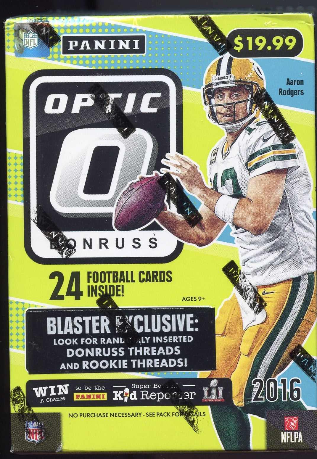 2020 Panini Donruss Optic NFL Football BLASTER box (24 cards/box)