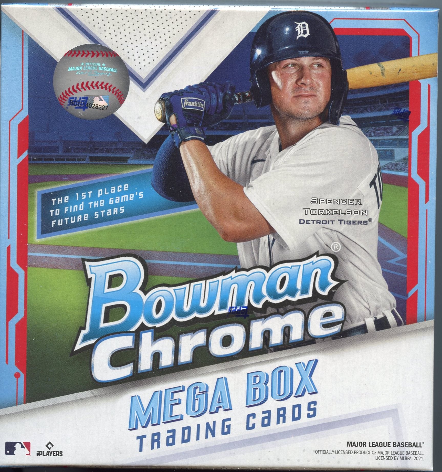 2021 Topps Bowman Chrome Baseball Factory Sealed Mega Box – At the