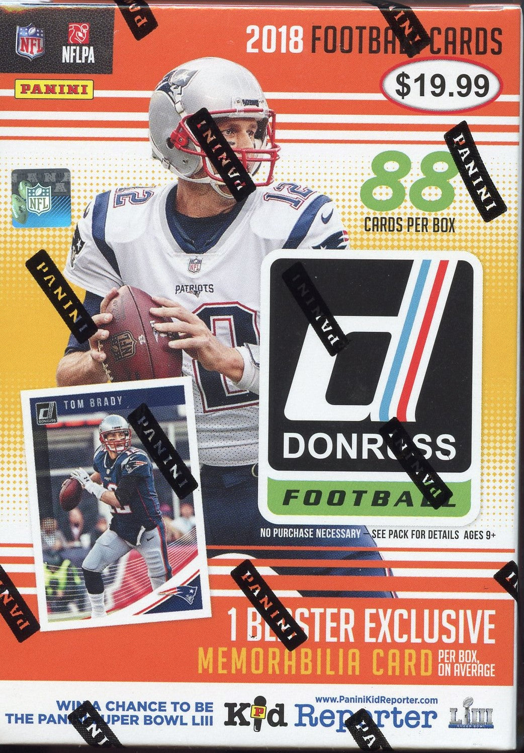 : 2020 Panini Donruss NFL Football BLASTER box (88 cards