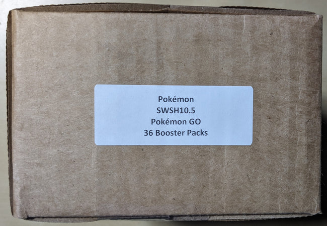 Pokemon GO x36 Factory Sealed Booster Packs in Cardboard Box