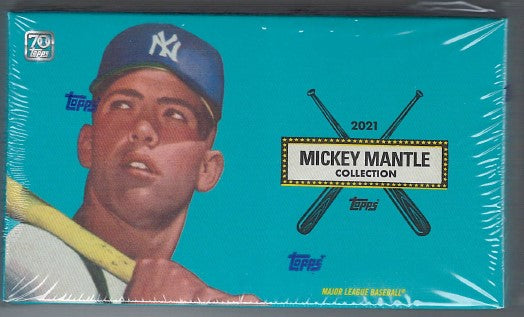 2021 Topps X Mickey Mantle Collection Online Exclusive Factory Sealed Box