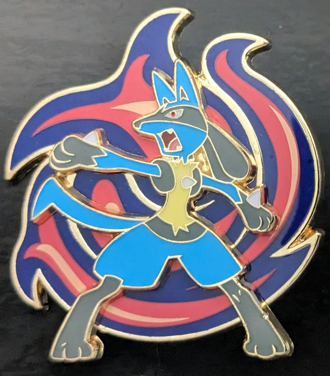 Pokemon Official Enamel Lucario Pin from VStar Premium Collection (PIN ONLY)