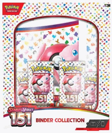 Pokemon Scarlet and Violet 151 Factory Sealed Binder Collection Box