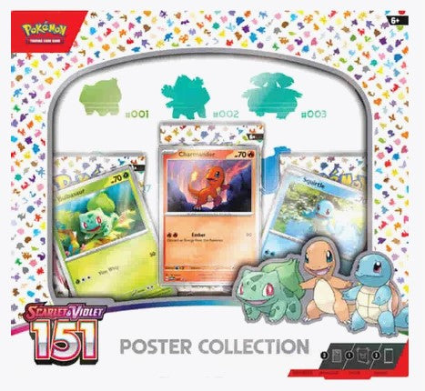 Pokemon Scarlet and Violet 151 Factory Sealed Poster Collection Box