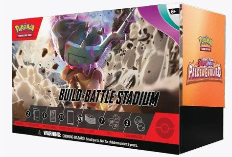Pokemon Scarlet & Violet Paldea Evolved Factory Sealed Build & Battle Stadium