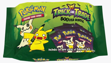 Pokemon 2023 Trick or Trade BOOster Bundle (50 Mini Packs / 3 Cards Per Pack)
