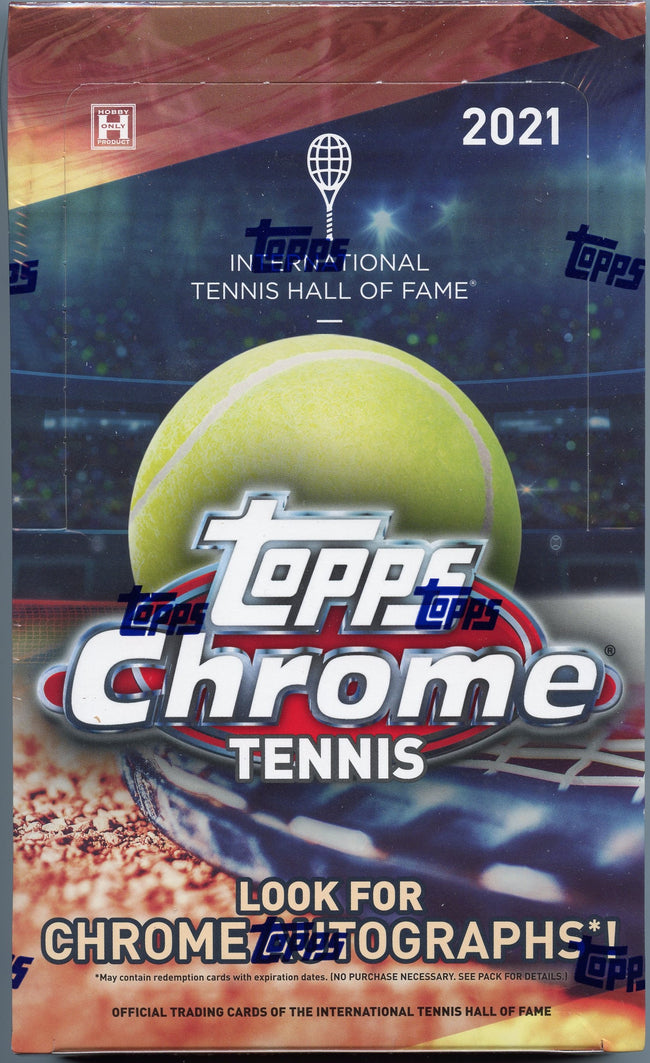 2021 Topps Chrome Tennis Sealed Hobby Box