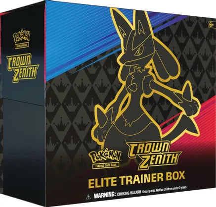 Pokemon Sword & Shield Crown Zenith Factory Sealed Elite Trainer Box