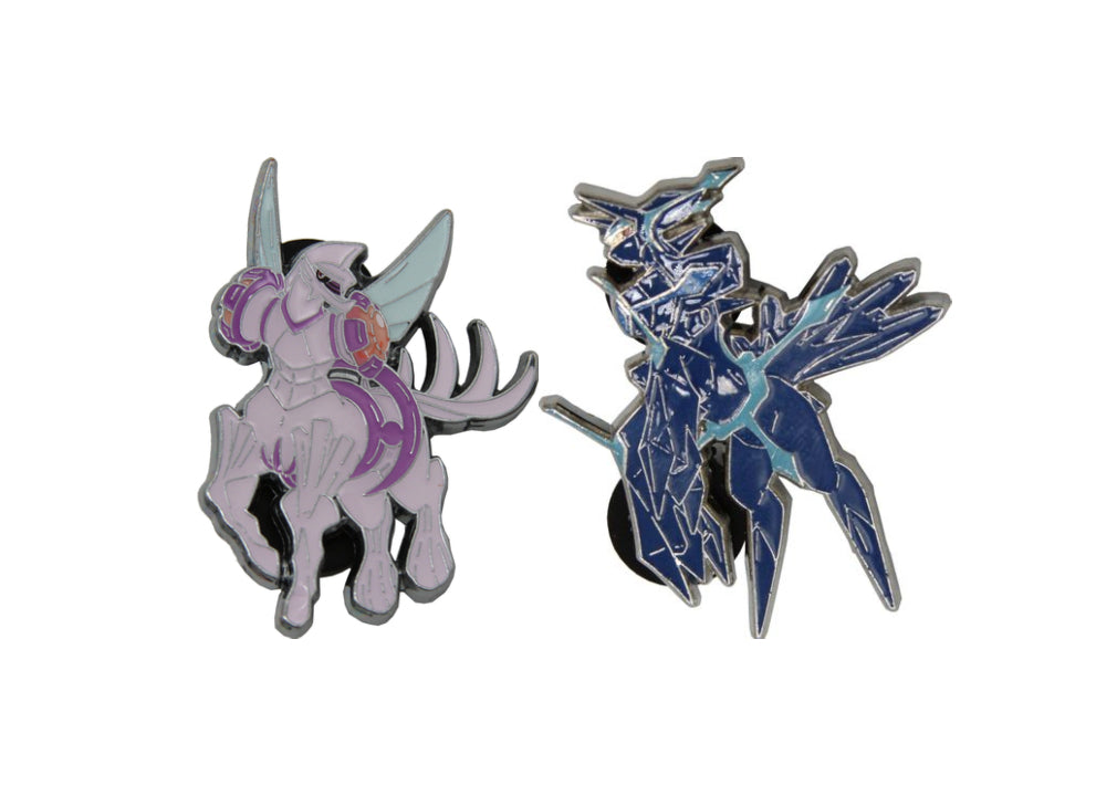 Pokemon Origin Forme Dialga & Palkia Premium Collection Metal Enamel Pins Set of 2