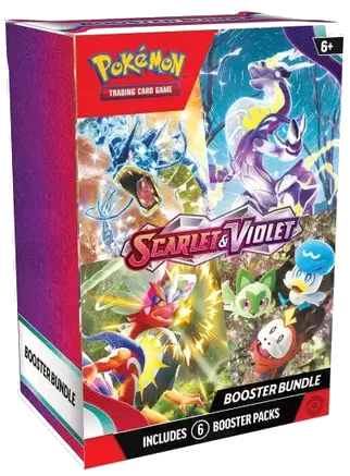 Pokemon Scarlet & Violet Base Set Sealed Booster Bundle Box (6 packs)