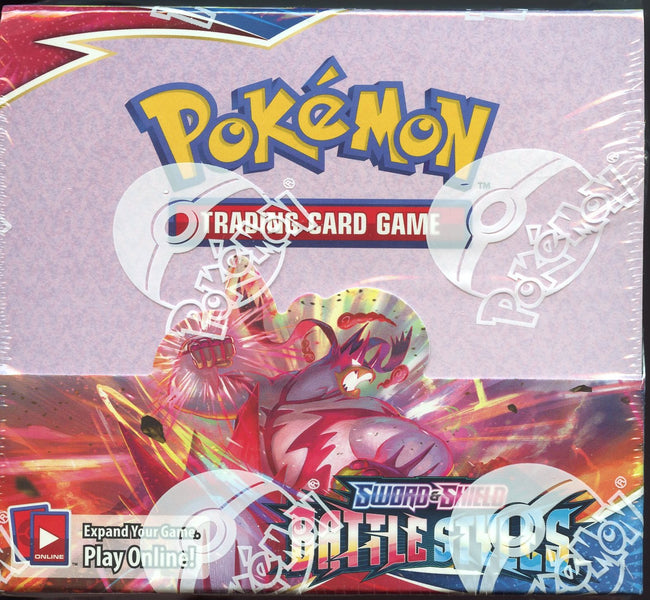 Pokemon Sword & Shield Battle Styles Booster Box 36 Packs 10 Cards Per Pack