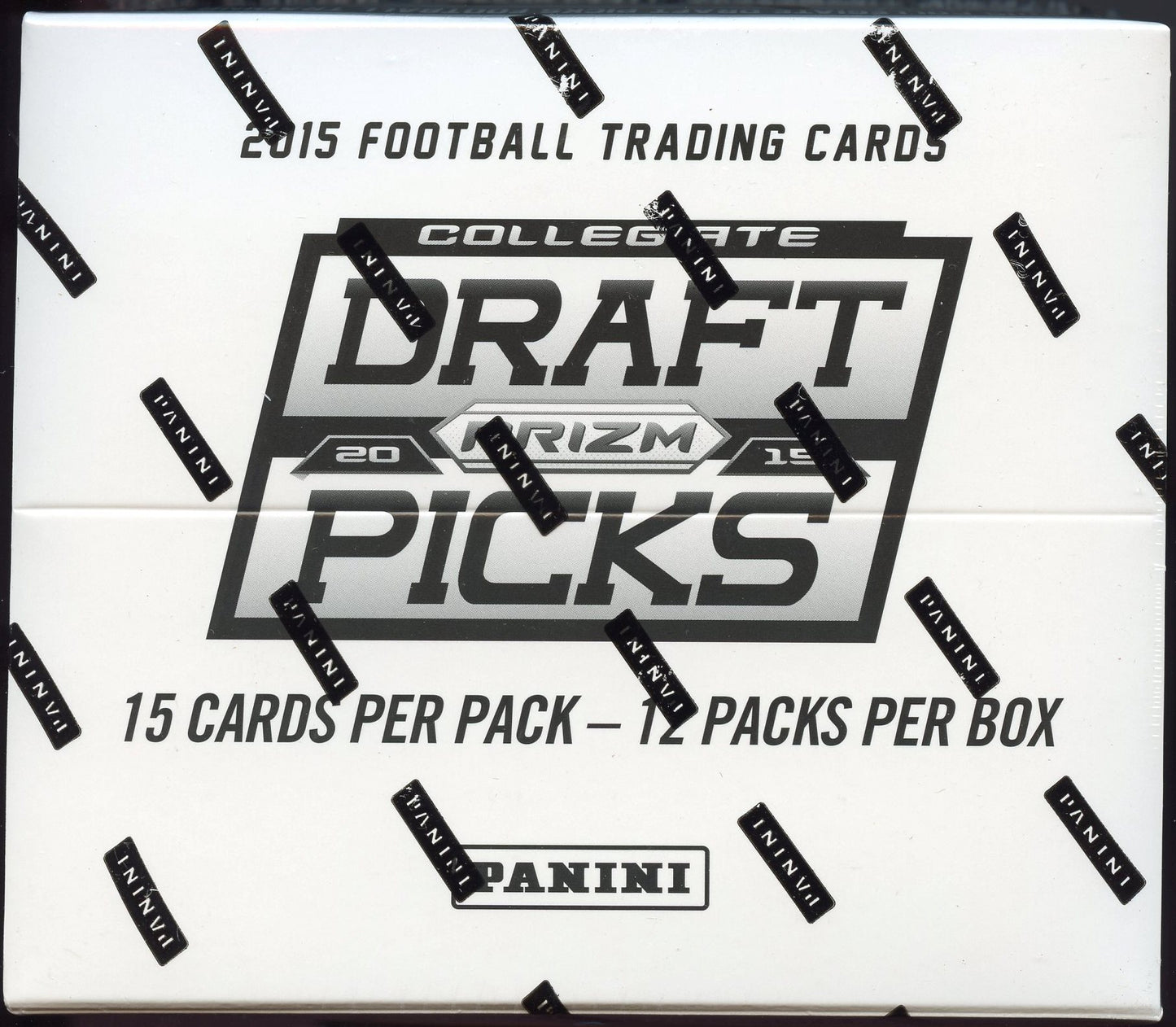 2015 Panini Prizm Collegiate Draft Picks Football Fat Value Pack 12ct Box