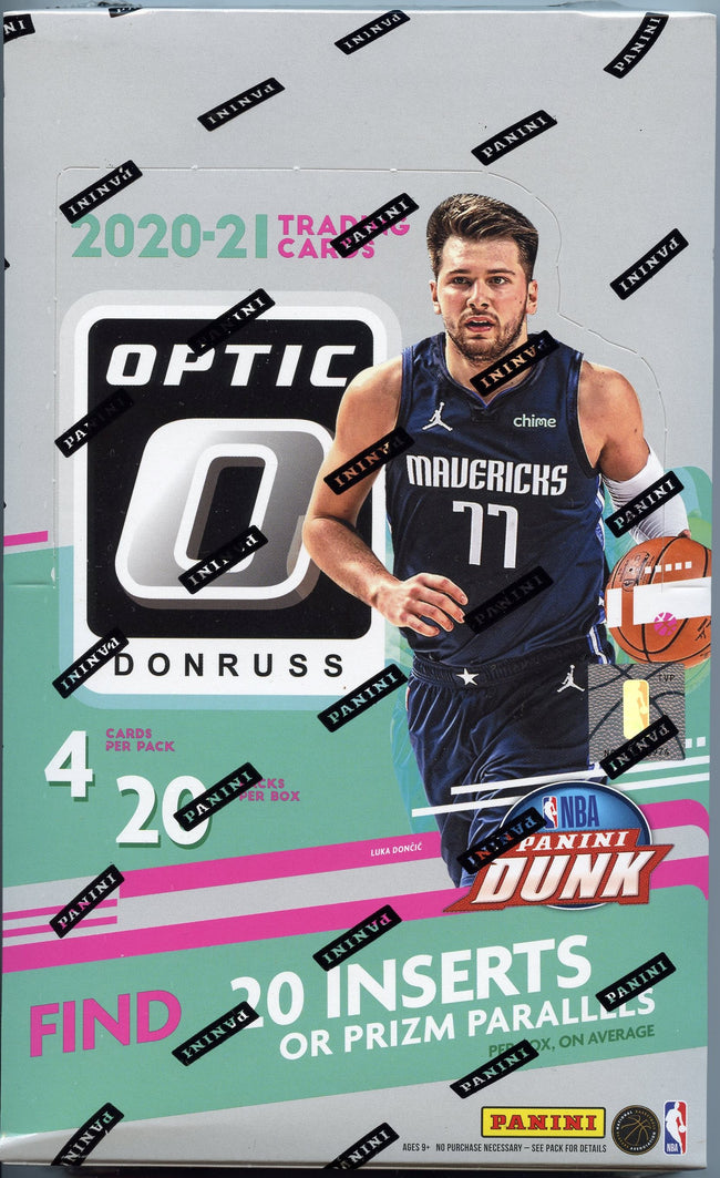 2020/21 Panini Donruss Optic Basketball Factory Sealed Retail Box (20 Packs)