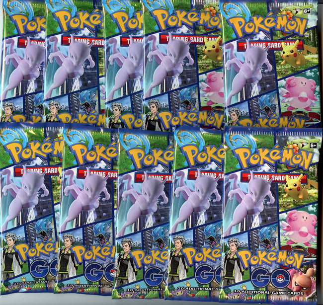 Pokemon GO Booster Pack Bundle (Lot of 10)
