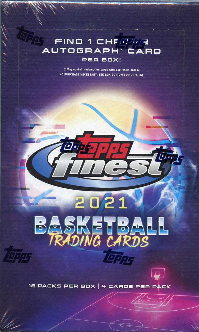 2021/22 Topps Finest Basketball Hobby Box (1 Auto!)