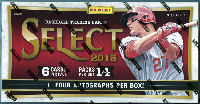 2013 Panini Select Baseball Sealed Hobby Box