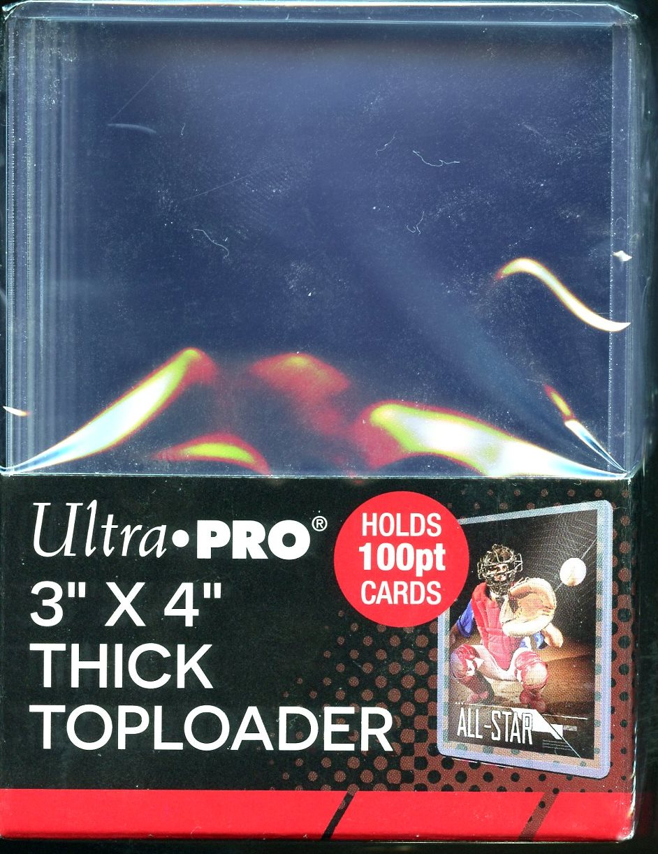 Ultra Pro Thick 100PT 3"x 4" Toploader 25ct Pack