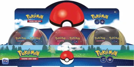 Pokemon GO Poke Ball Tin Display (Set of 6 Tins)