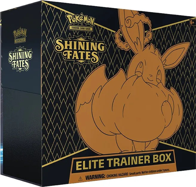 Pokemon Sword and Shield Shining Fates Factory Sealed Elite Trainer Box