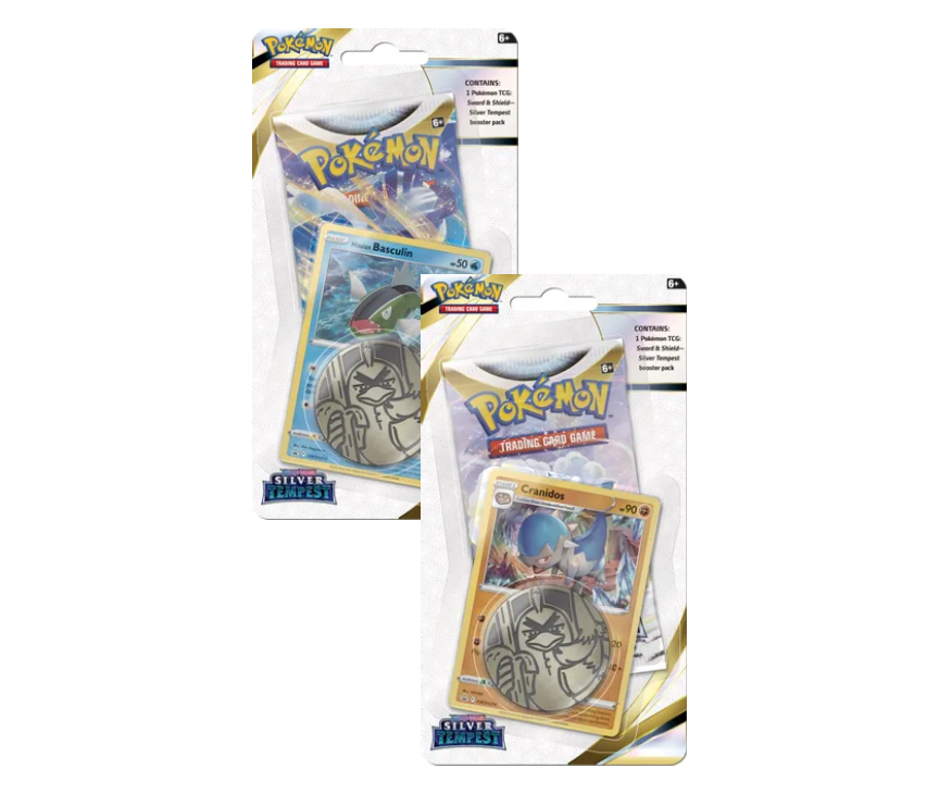 Pokemon Sword & Shield Silver Tempest Checklane Blister Packs (Set of 2)