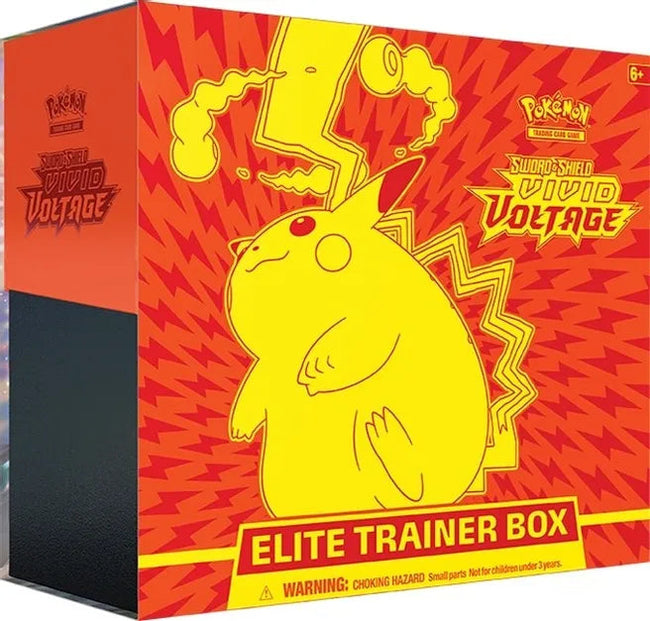 Pokemon Sword & Shield Vivid Voltage Elite Trainer 10-Box Case